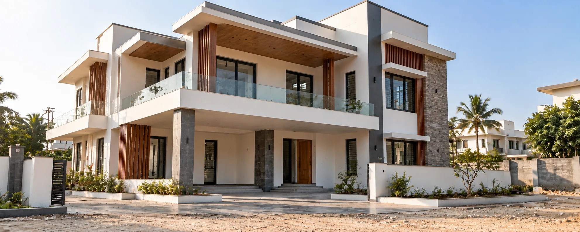 Independent house under construction by Ramgee Homes