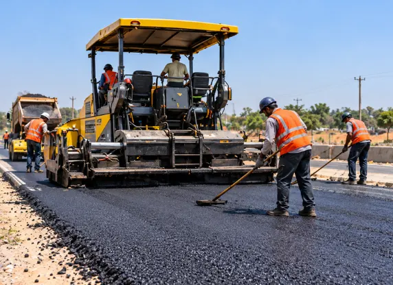 Bitumen Road Work service by Ramgee Homes, Chennai