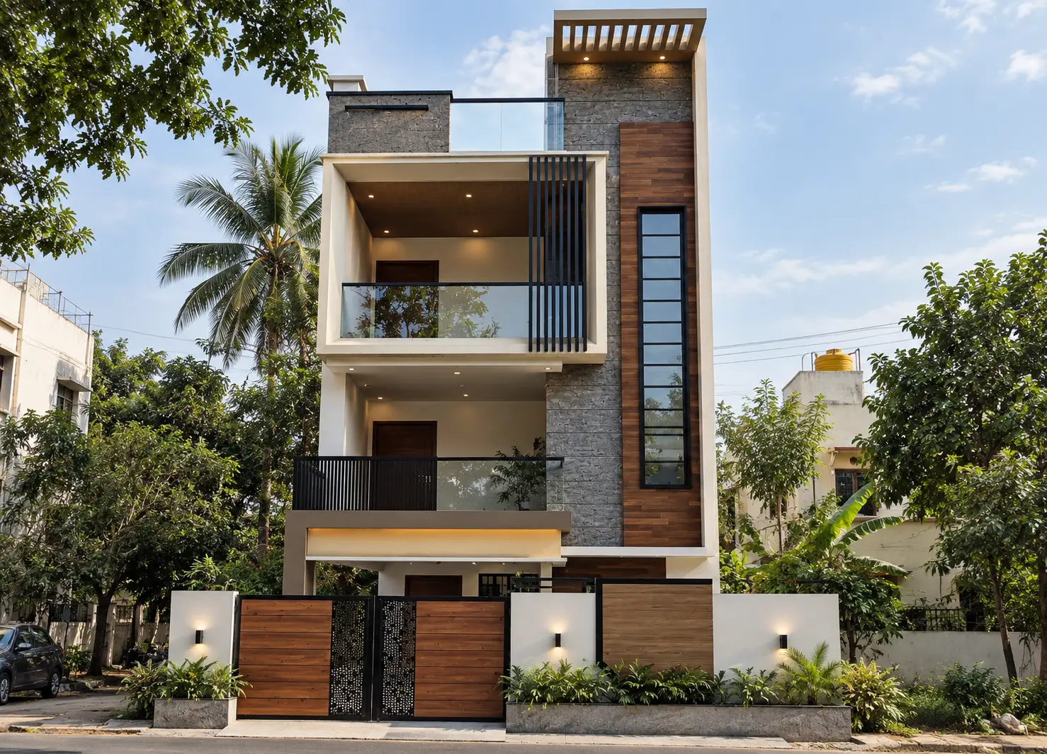 Modern Villa in Chennai - residential project by Ramgee