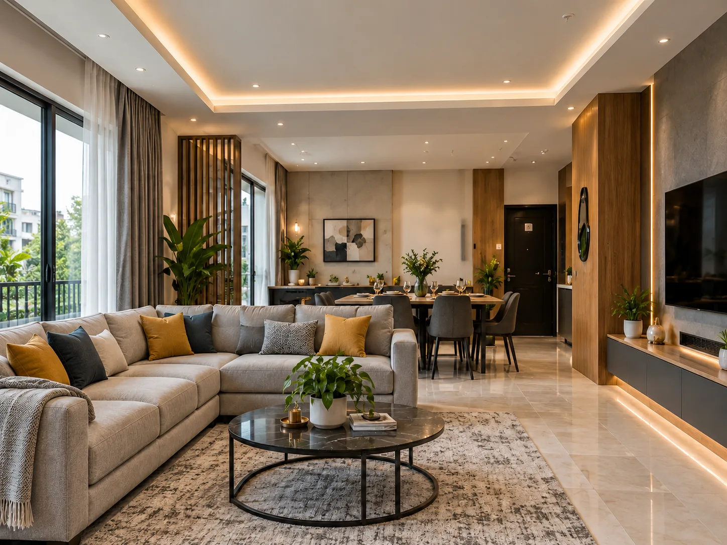 3 BHK Interior design by Ramgee Interiors, Chennai